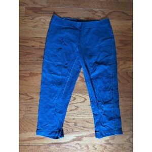 Pure Jill Indigo Slim Crops Blue Pants Size Small